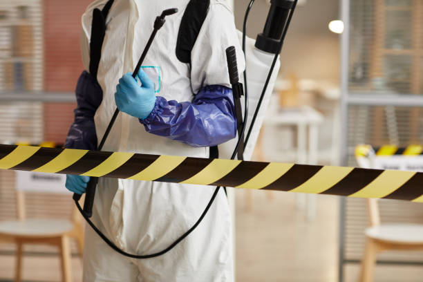 Professional Biohazard Cleanup technician working in Burns, WY